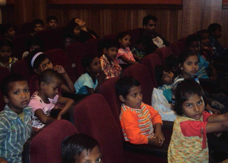 Rag Picker Children Attend Cultural Event